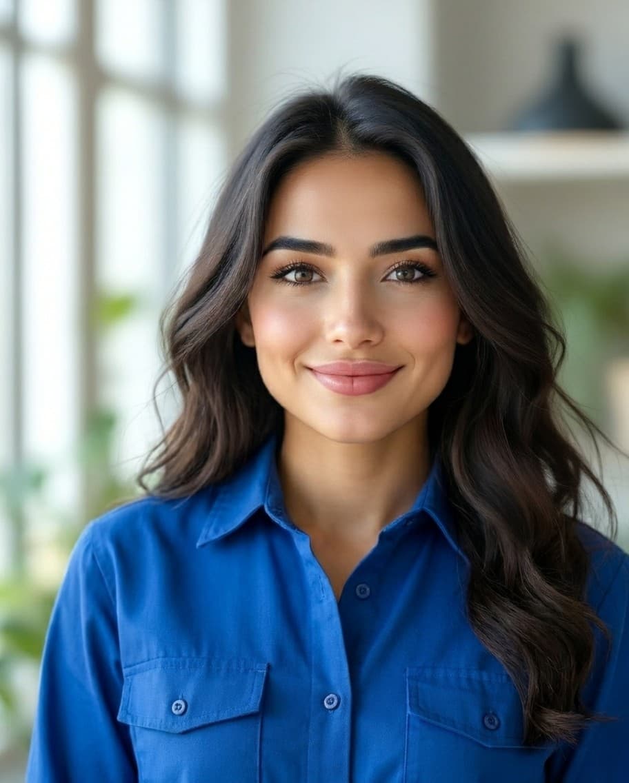 Maria, the virtual receptionist, answering a call for a small business